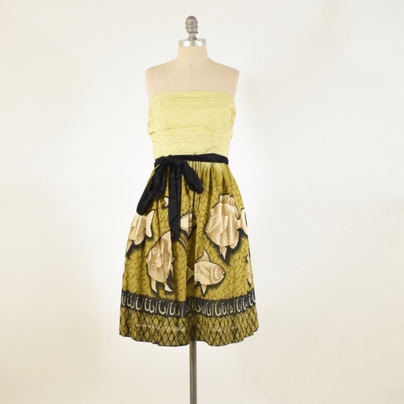 Anthropologie Dresses & Skirts - ❌SOLD❌Vanessa Virginia Strapless Fit & Flare Dress